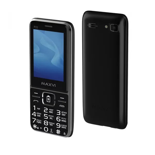 Сотовый телефон Maxvi P22 черный 