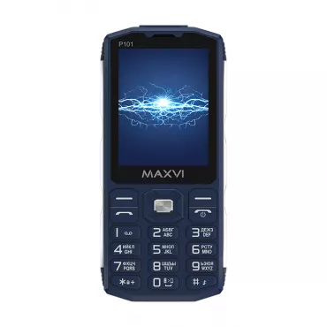 Сотовый телефон Maxvi P101 синий Заводские данные