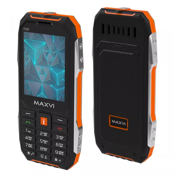 Сотовый телефон Maxvi T101 оранжевый