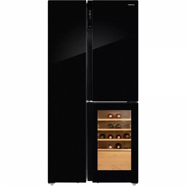 Холодильник HIBERG RFS-700DX NFGB inverter Wine 