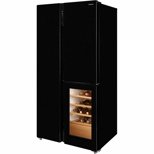Холодильник HIBERG RFS-700DX NFGB inverter Wine 