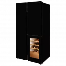 Холодильник HIBERG RFS-700DX NFGB inverter Wine