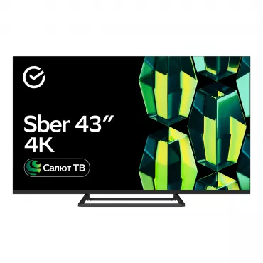 Телевизор SBER SDX-43U4128 4К Smart (Салют)
