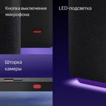 Умная колонка ЯНДЕКС Станция Дуо Макс, с Zigbee, чёрная