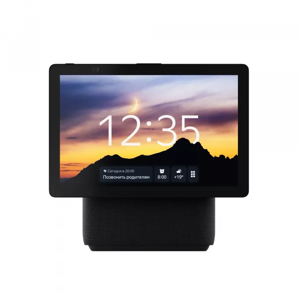 Умная колонка ЯНДЕКС Станция Дуо Макс, с Zigbee, чёрная